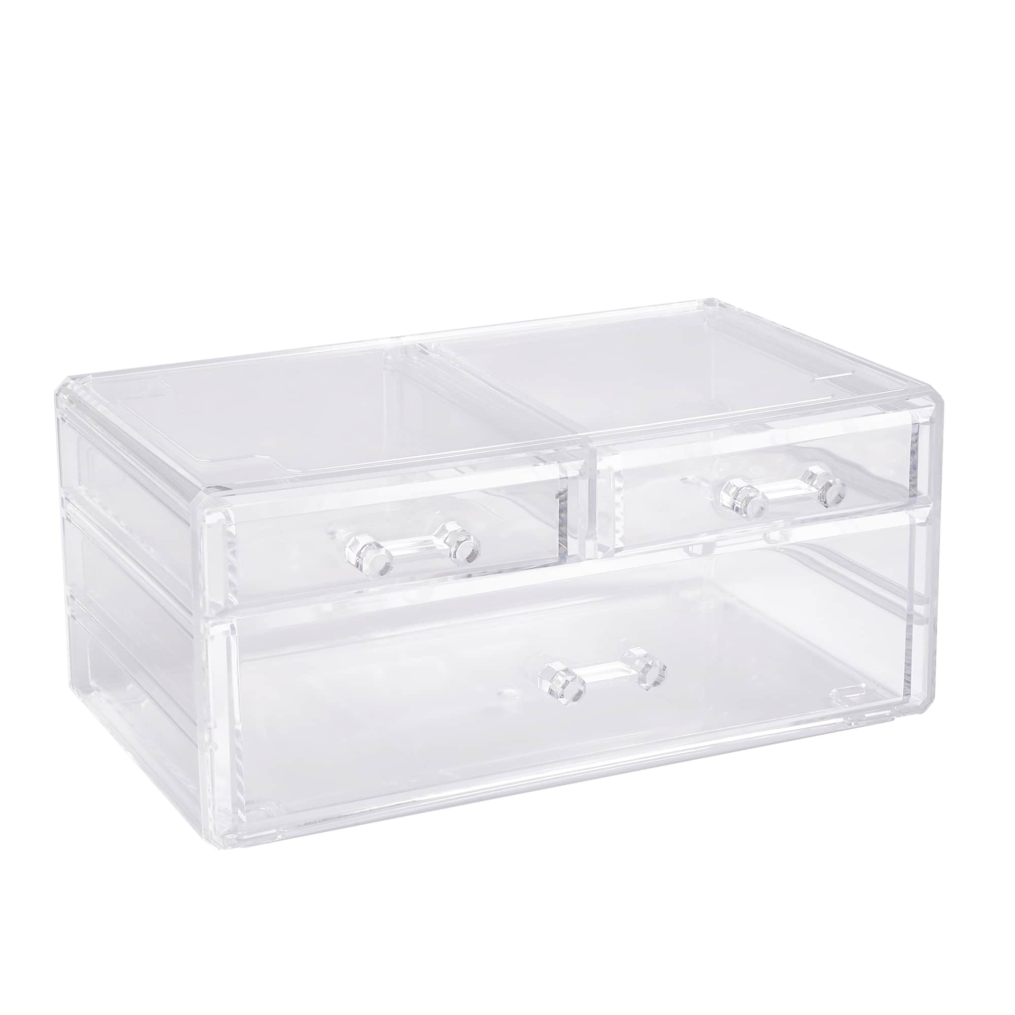 9.5" Clear Stackable 3-Drawer Jewelry Box by Bead Landing™